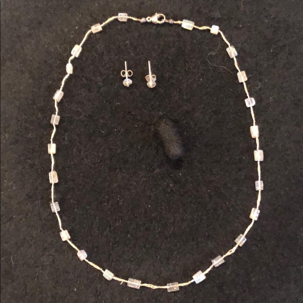 Necklace and earrings set
